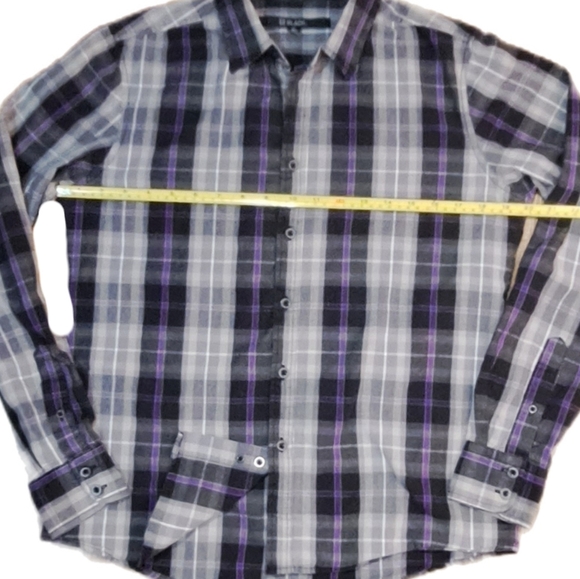 See New Listing Men's Size Small CJ Black Rue 21 Slim Fit Long Sleeve Shirt - Picture 6 of 13